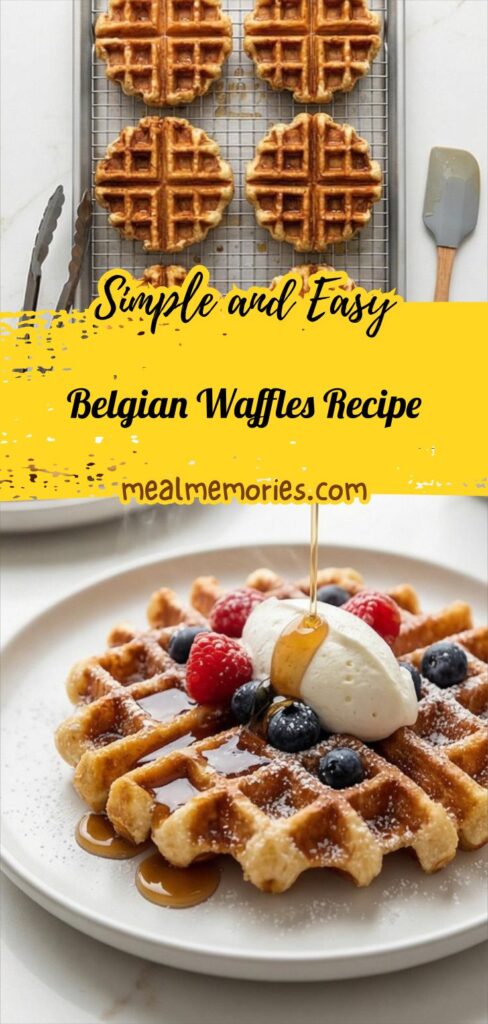 Belgian Waffles Recipe