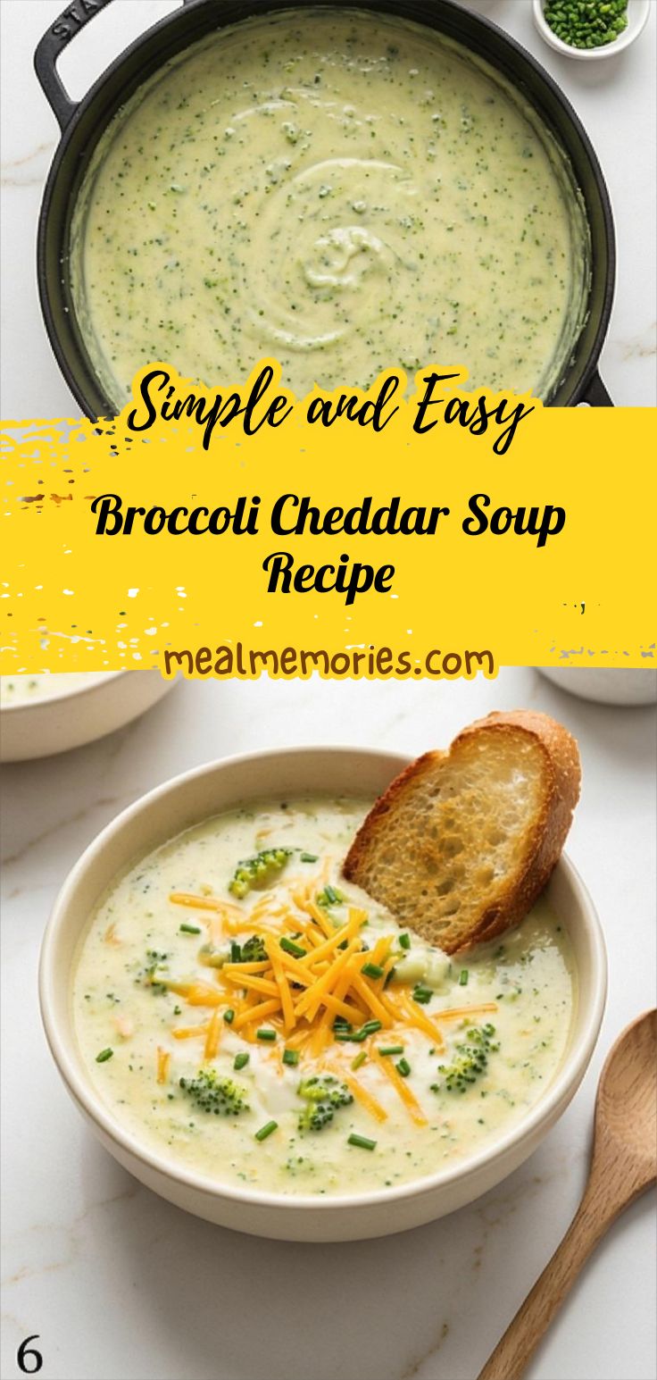 Broccoli Cheddar Soup Recipe