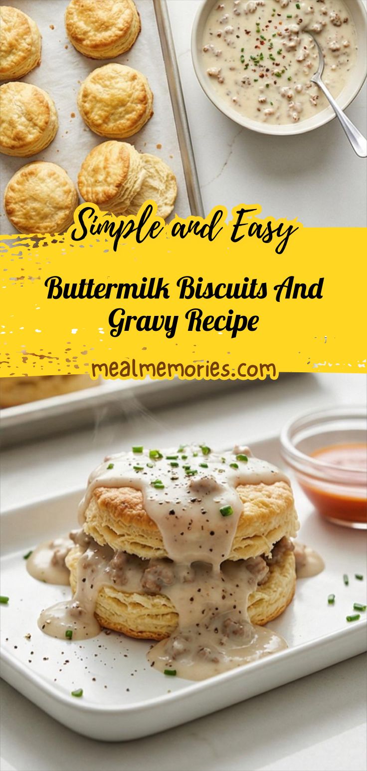 Buttermilk Biscuits And Gravy Recipe