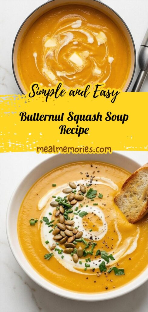 Butternut Squash Soup Recipe