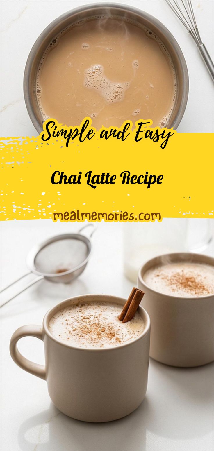 Chai Latte Recipe