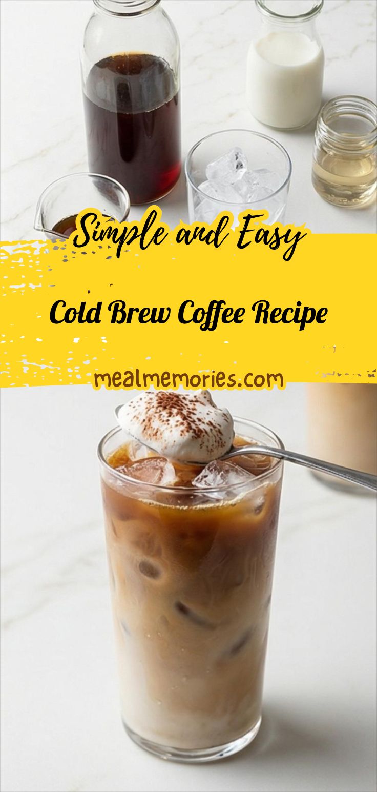 Cold Brew Coffee Recipe