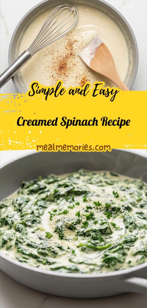 Creamed Spinach Recipe