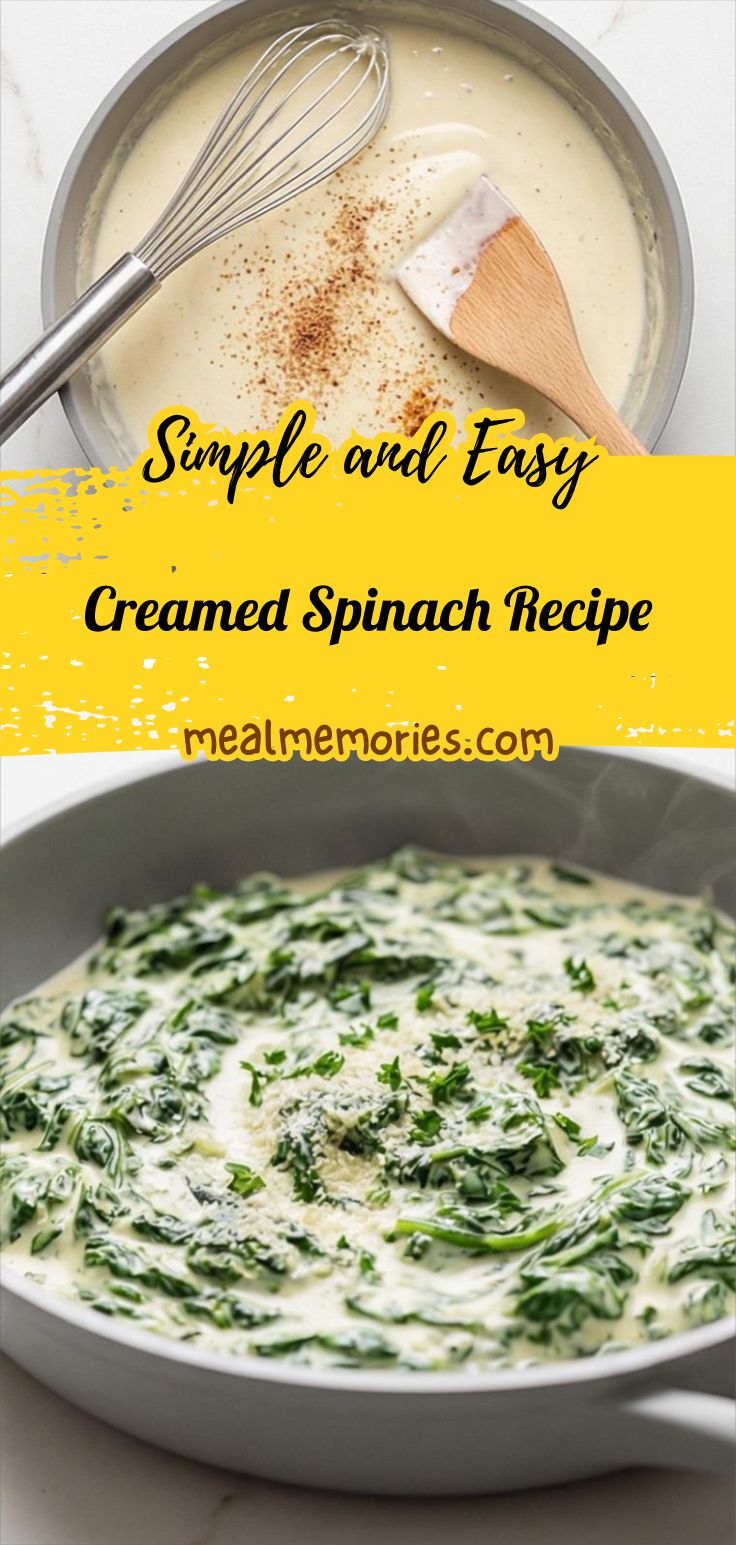 Creamed Spinach Recipe