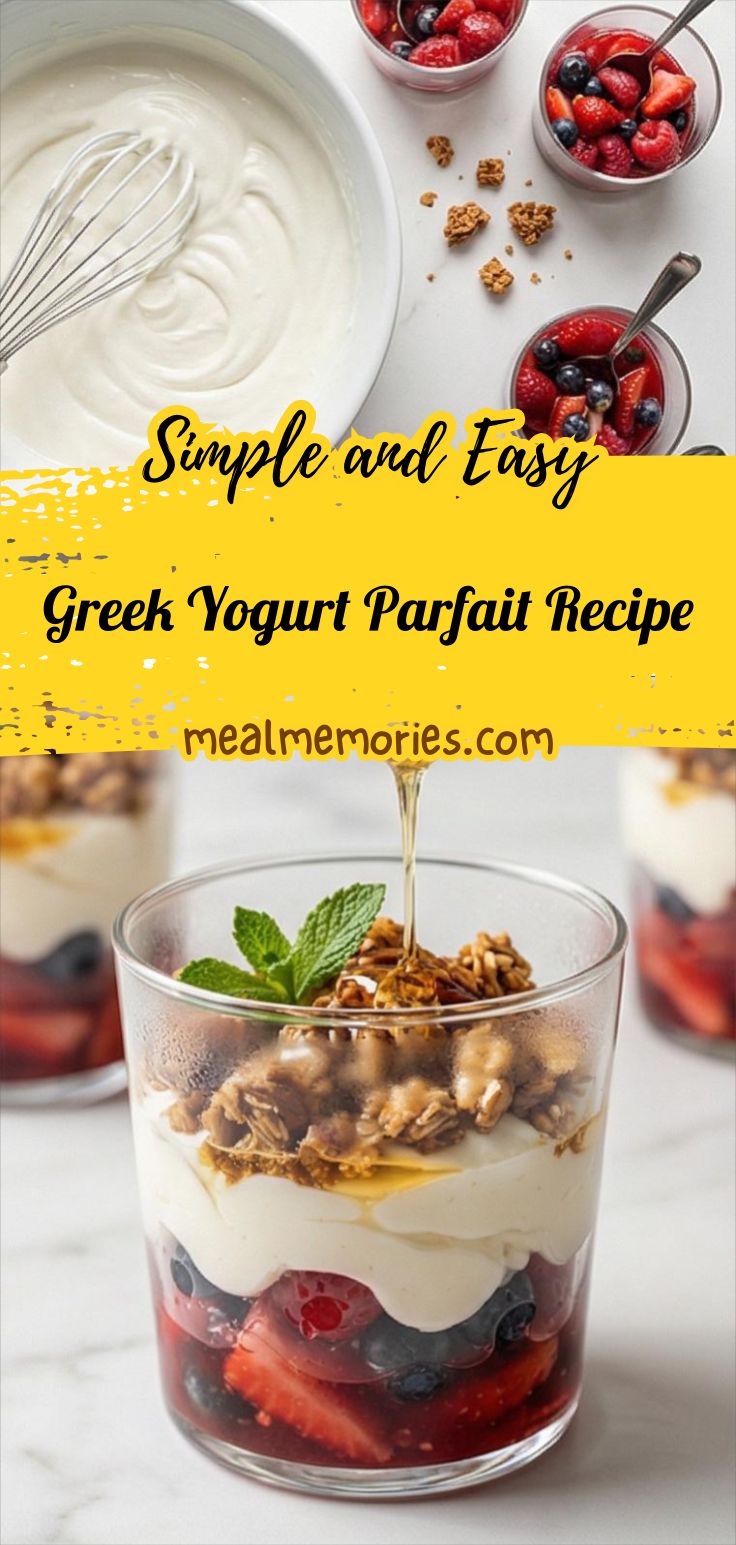 Greek Yogurt Parfait Recipe