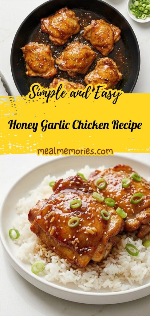 Honey Garlic Chicken Recipe