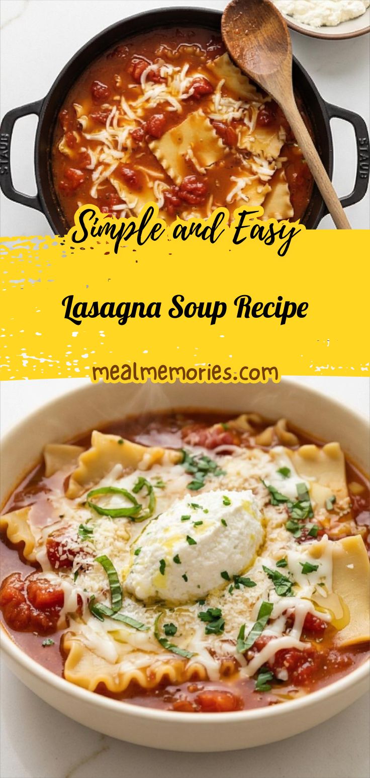 Lasagna Soup Recipe