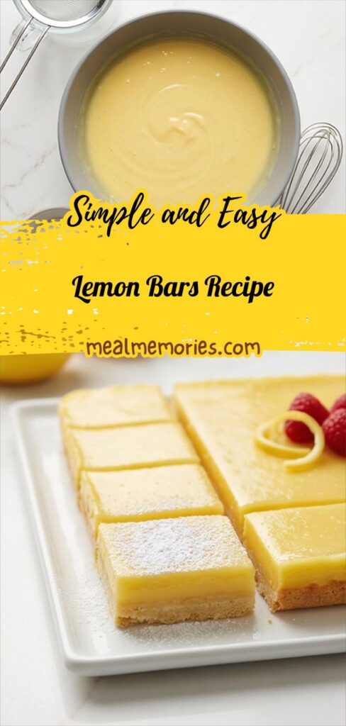Lemon Bars Recipe