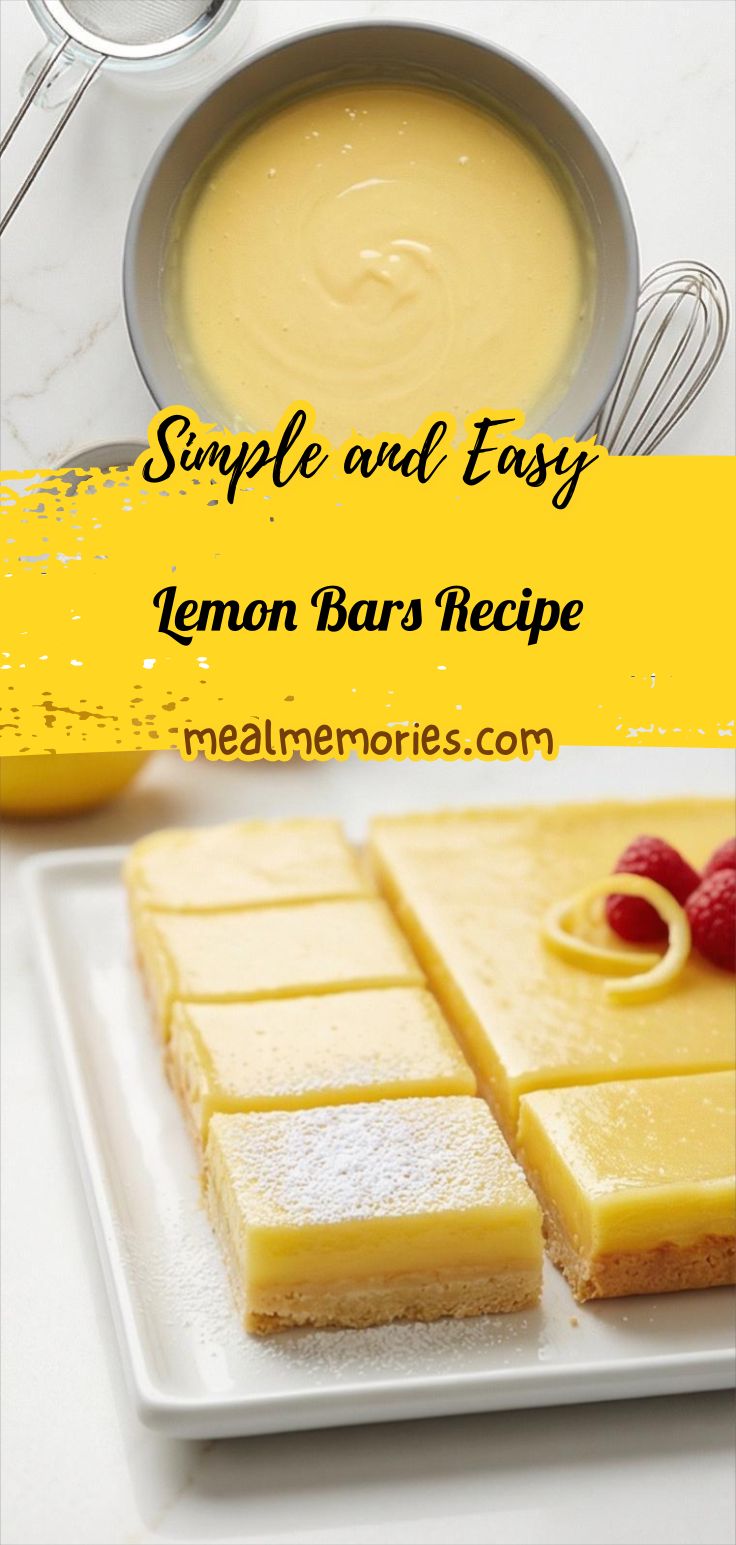 Lemon Bars Recipe