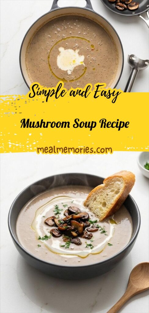 Mushroom Soup Recipe