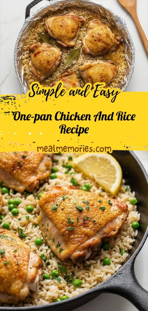 One-pan Chicken And Rice Recipe