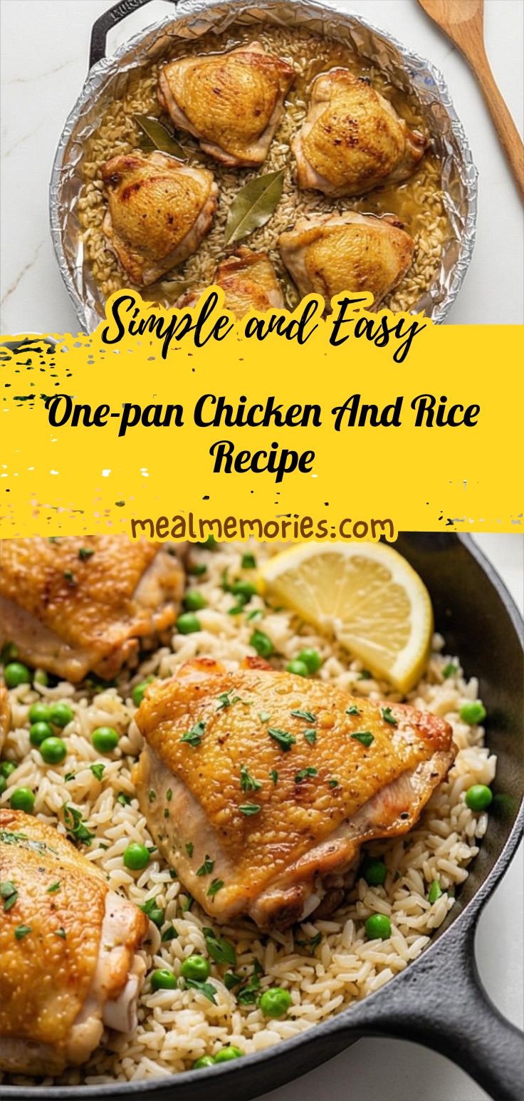 One-pan Chicken And Rice Recipe