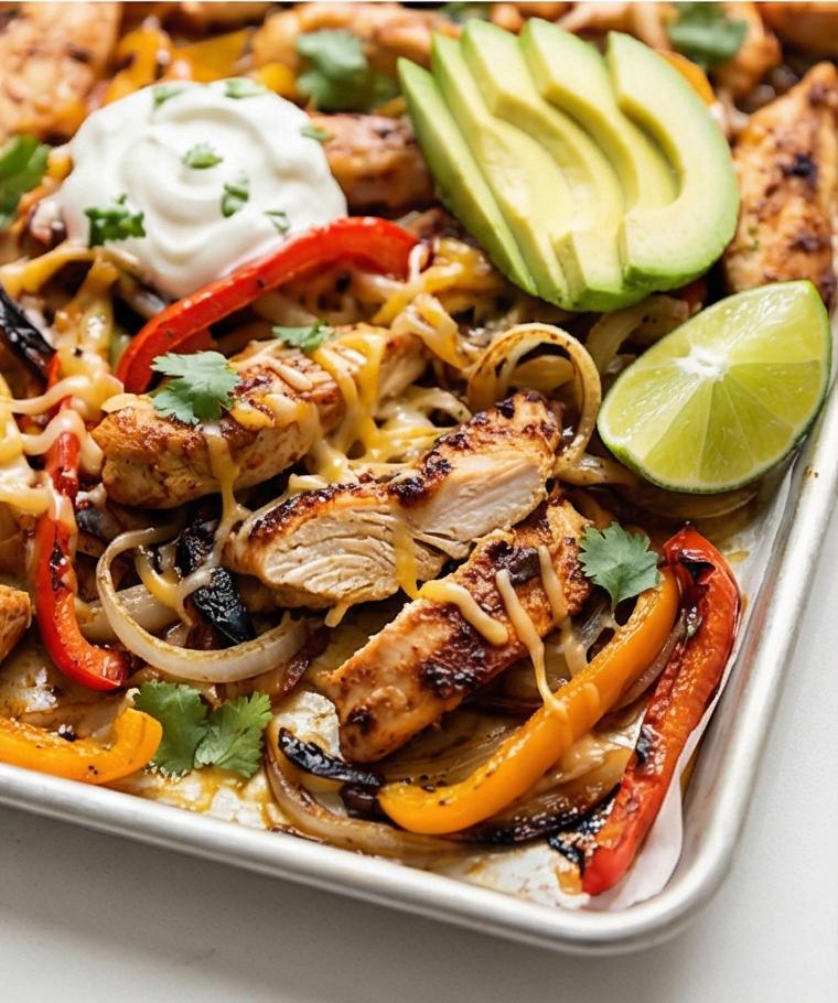 Sheet Pan Chicken Fajitas Recipe