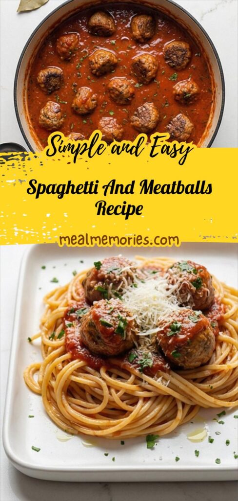 Spaghetti And Meatballs Recipe