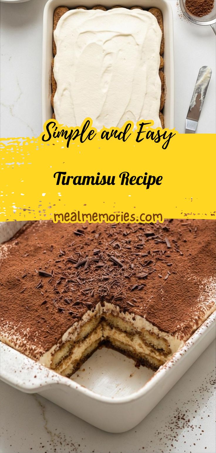 Tiramisu Recipe