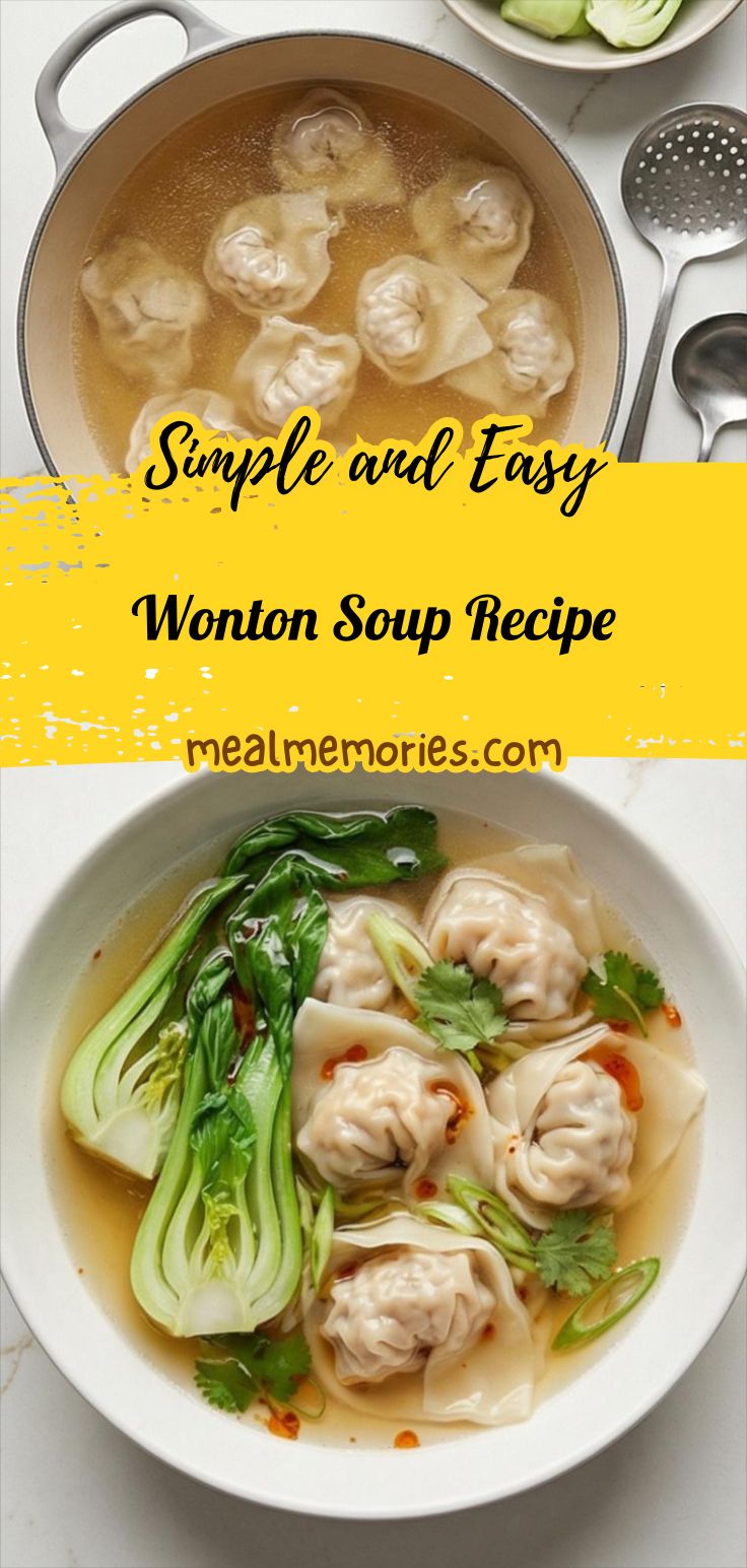 Wonton Soup Recipe