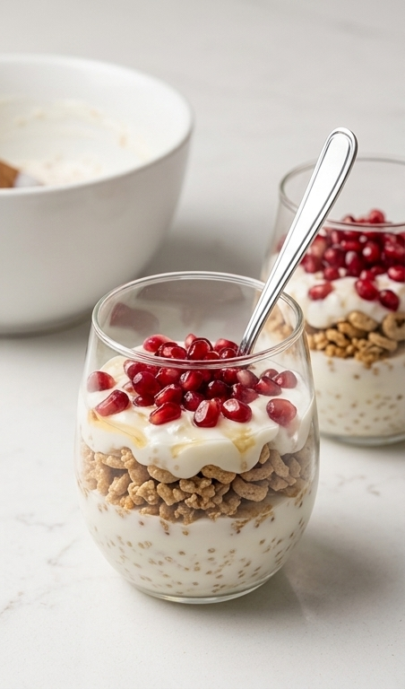 5-Minute-Honey-Yogurt-Quinoa-Parfait-pin1