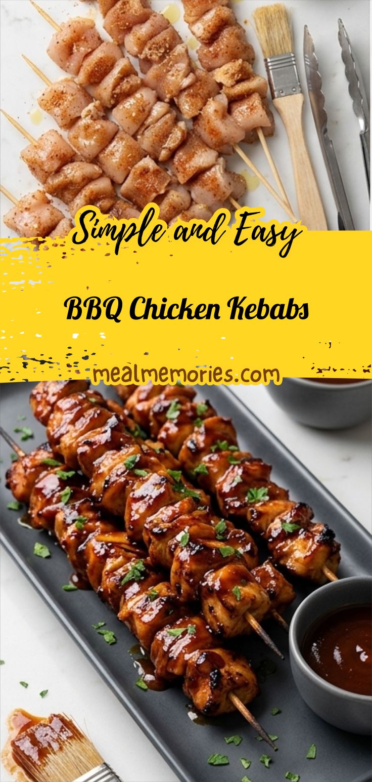 BBQ Chicken Kebabs