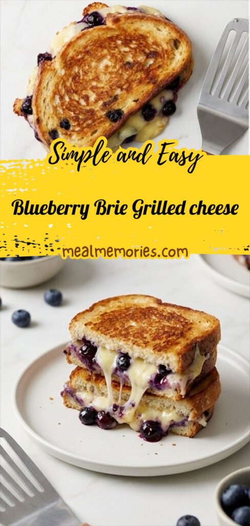 Blueberry Brie Grilled cheese