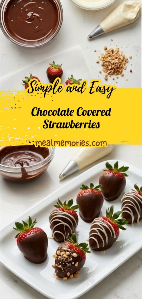 Chocolate Covered Strawberries Recipe