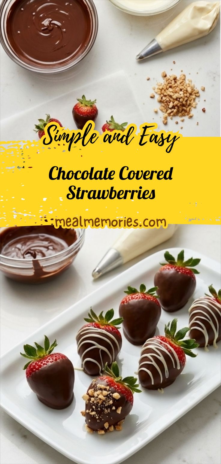Chocolate Covered Strawberries Recipe