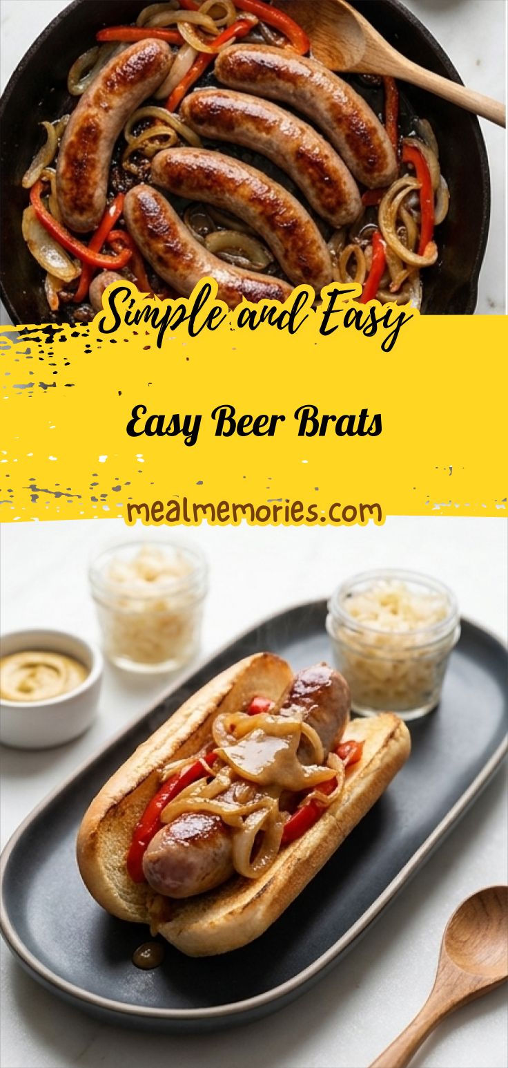 Easy Beer Brats