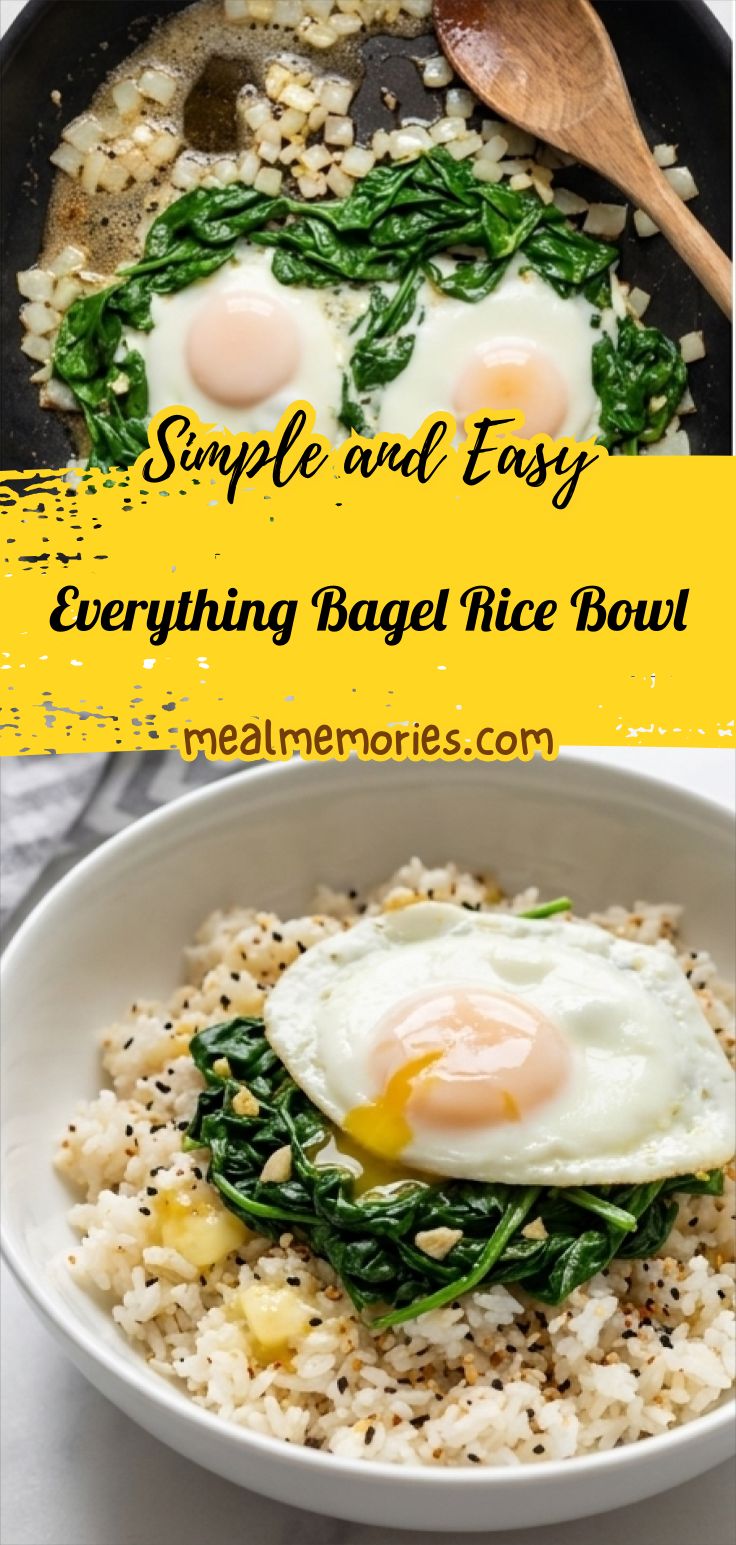 Everything Bagel Rice Bowl