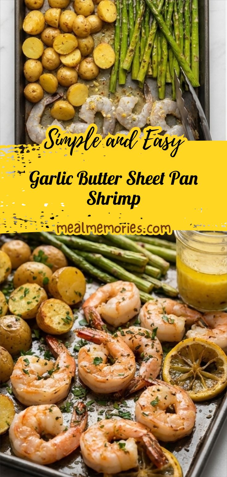 Garlic Butter Sheet Pan Shrimp