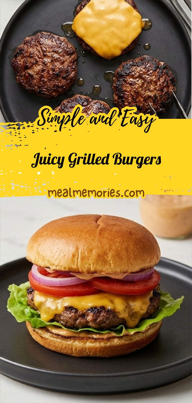 Juicy Grilled Burgers Recipe
