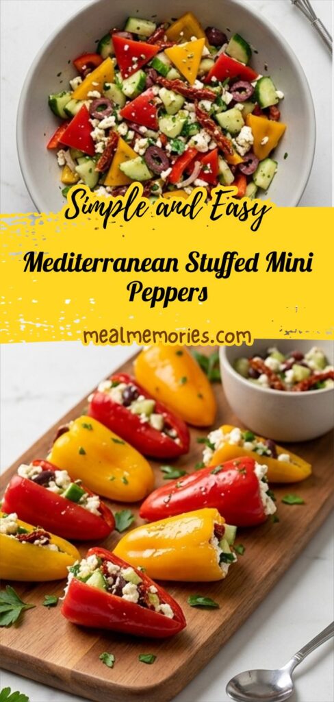 Mediterranean Stuffed Mini Peppers