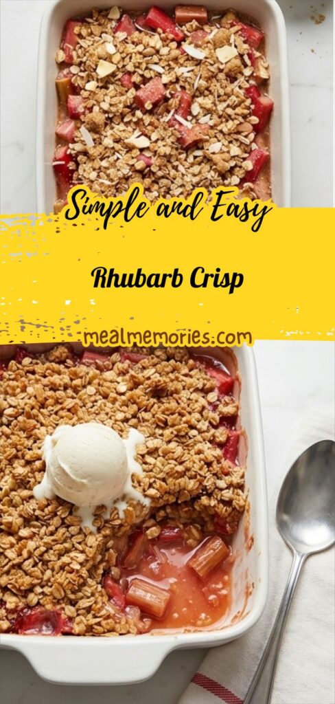 Rhubarb Crisp