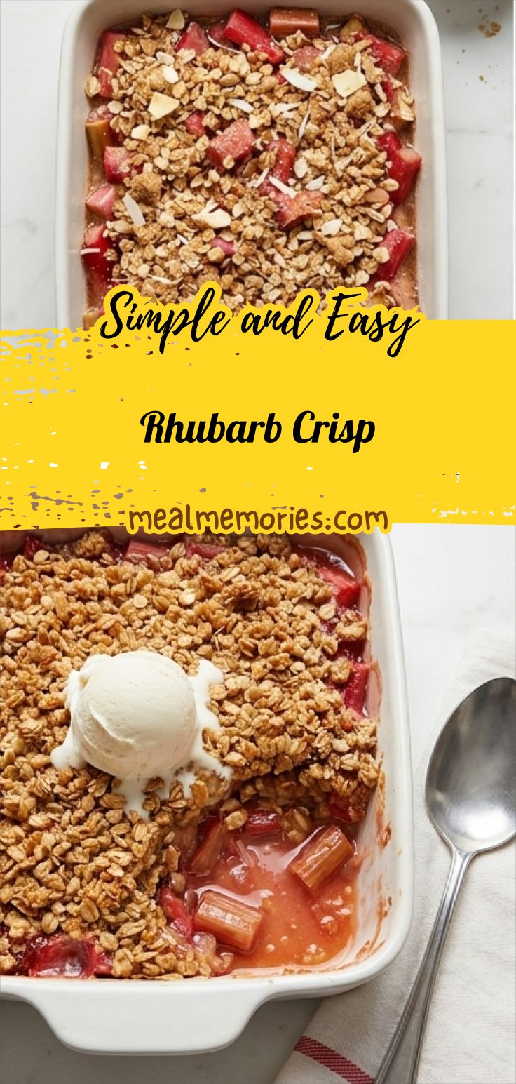Rhubarb Crisp