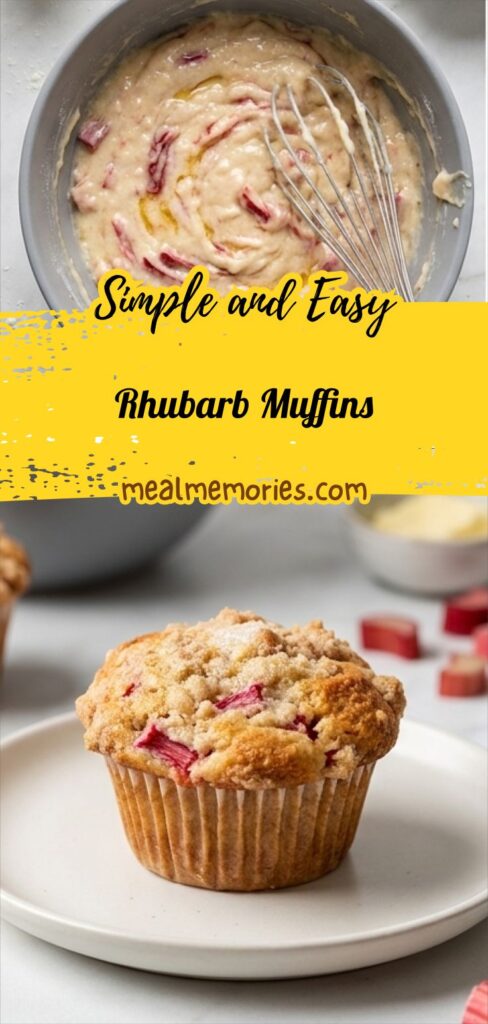 Rhubarb Muffins