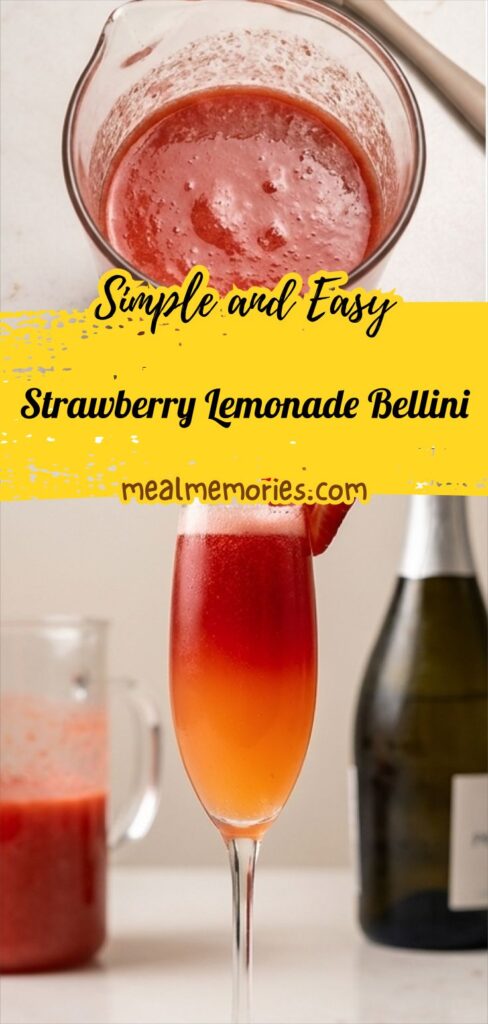 Strawberry Lemonade Bellini