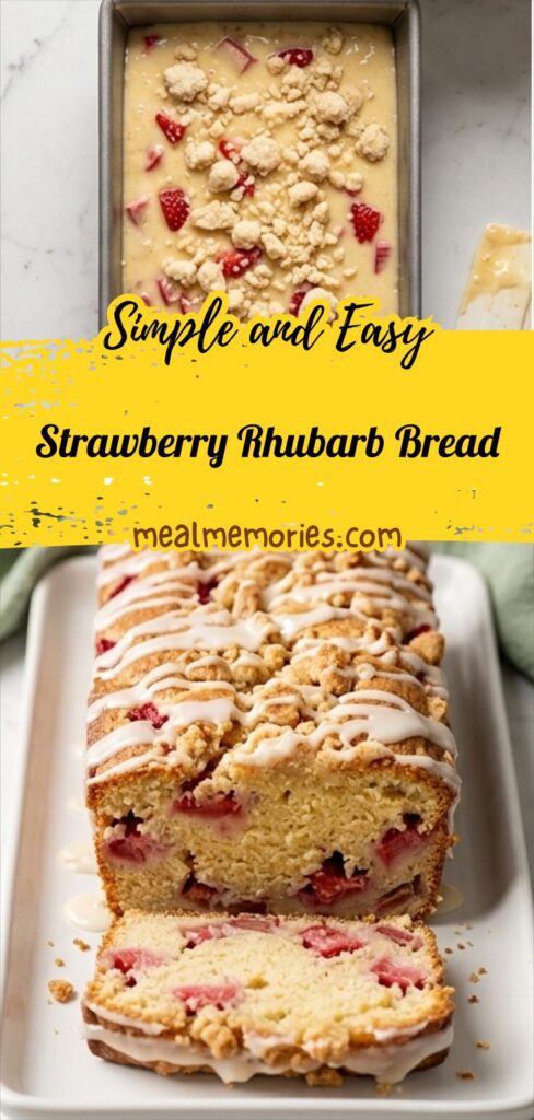 Strawberry Rhubarb Bread