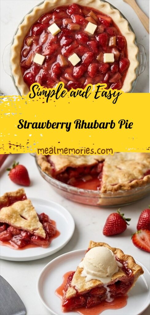 Strawberry Rhubarb Pie