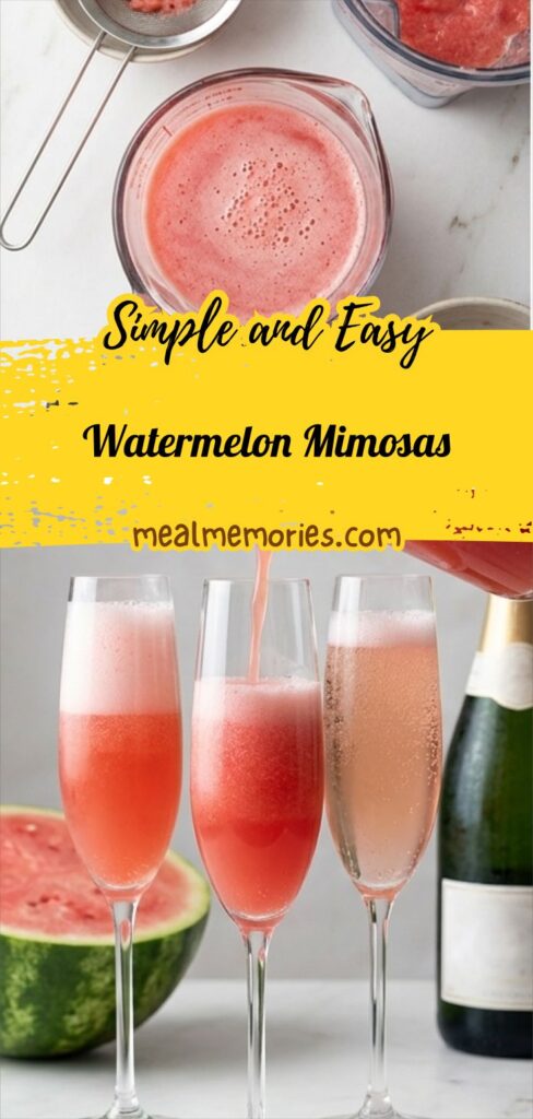 Watermelon Mimosas